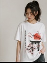 Japanese style T-shirt for girls