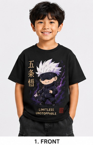 [H01] T-shirt for kids (2-3, Baggy, 180)