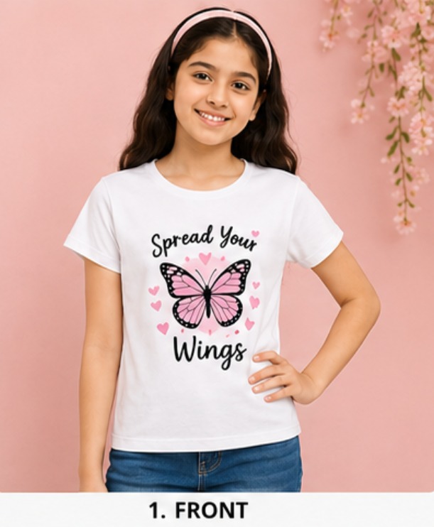 [H1] T-shirt for kids (6-7, 180, Baggy)