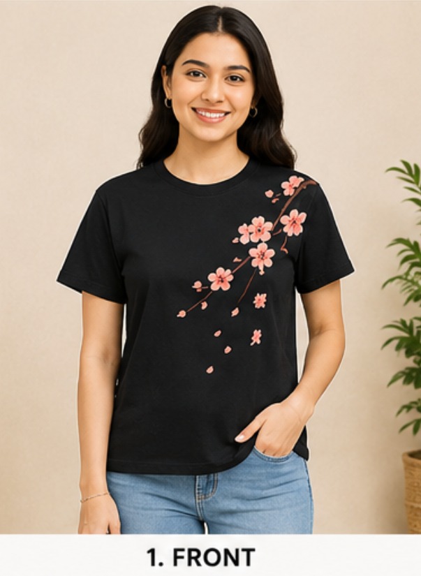 Beautiful Japanies Style T Shirt For Womens