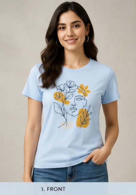 [TF01] T-shirt for women (S, Baggy, 180)