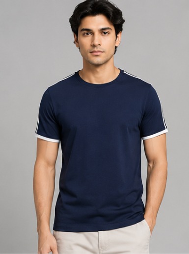 [PT01] Plain T-shirt for men (S, 160, Baggy)