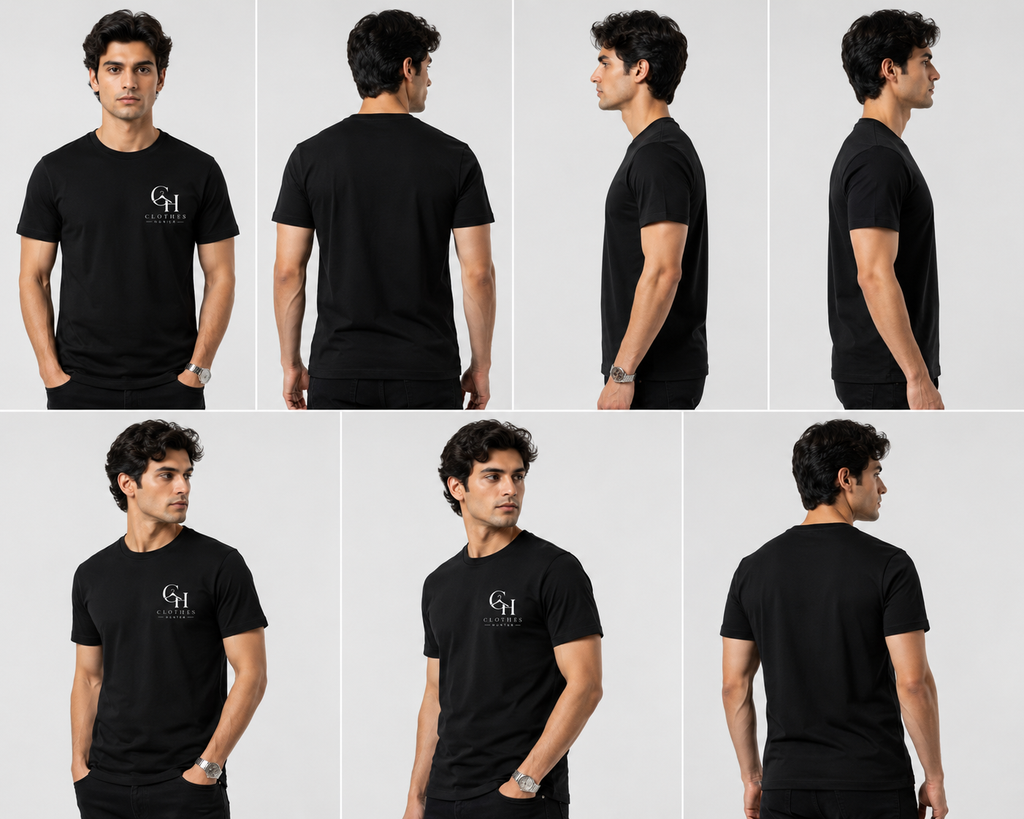 Plain Round neck T Shirt
