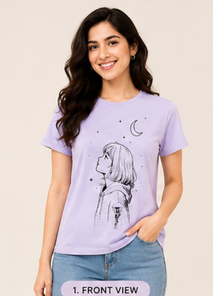 Beautiful Japanies Style T Shirt For Womens