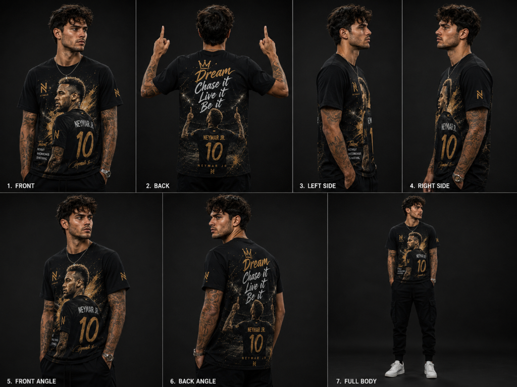Neymar Theme T Shirts