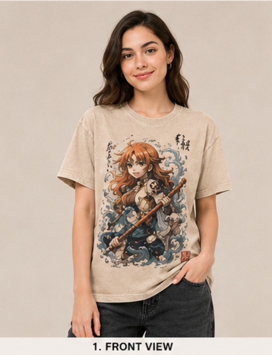 [TF01] T-shirt for women (180, Baggy, S)