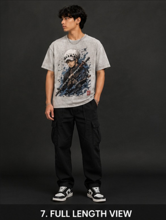 [TF01] T-shirt for men (180, S, Baggy)