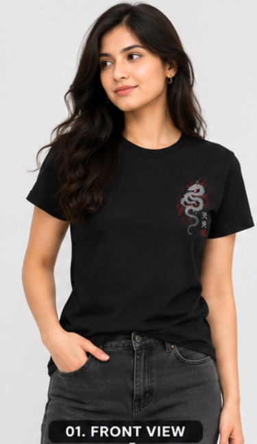 [TF01] T-shirt for women (S, 180, Baggy)
