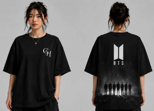 BTS Design T Shirt For Girls
