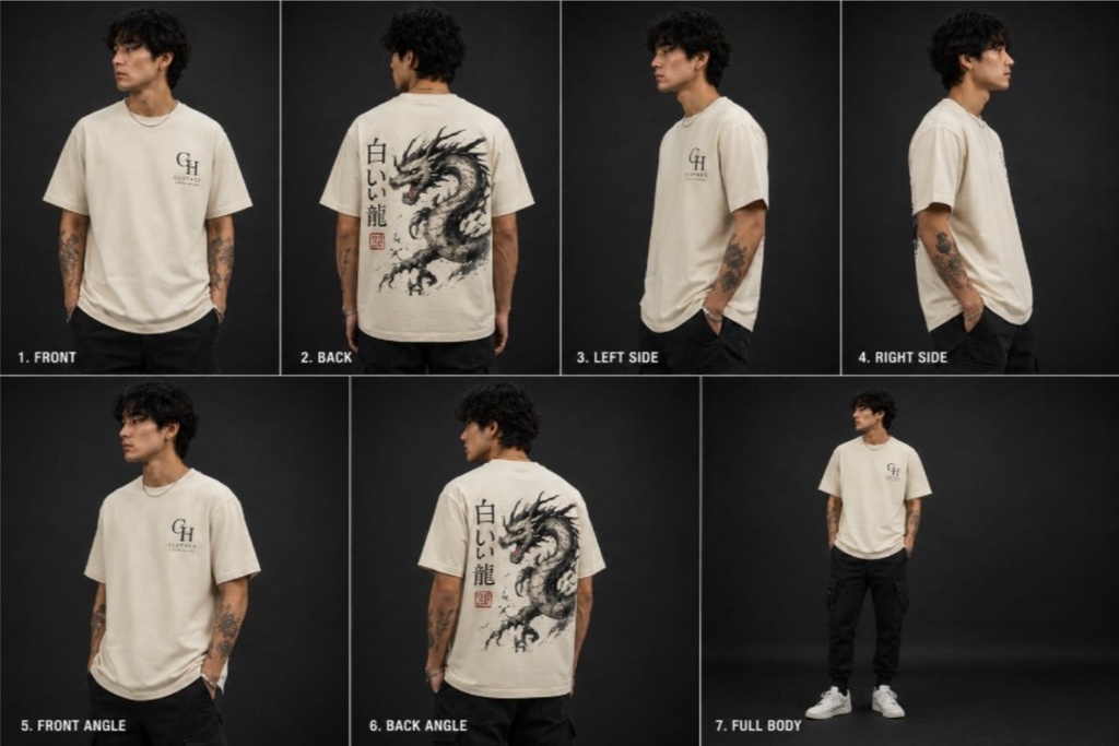 Dragon Style Japanese T Shirt