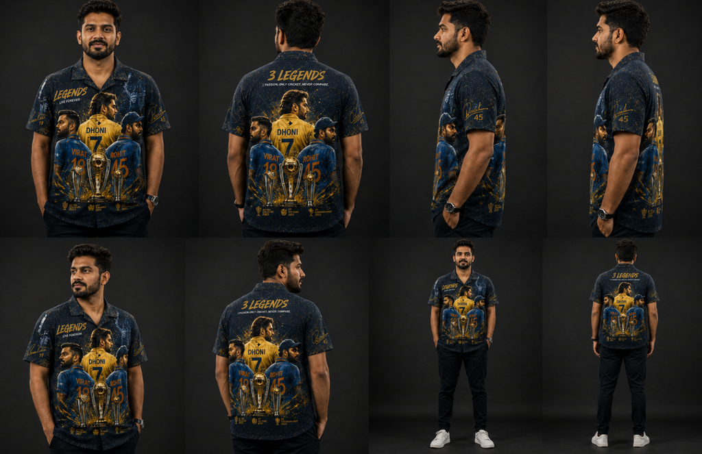 Indian Cricket Legends T Shirt